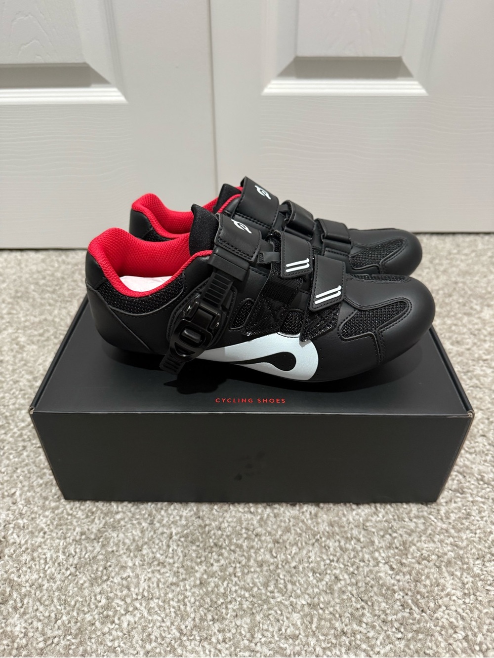 Peloton Cycle Shoes - size 38. Black